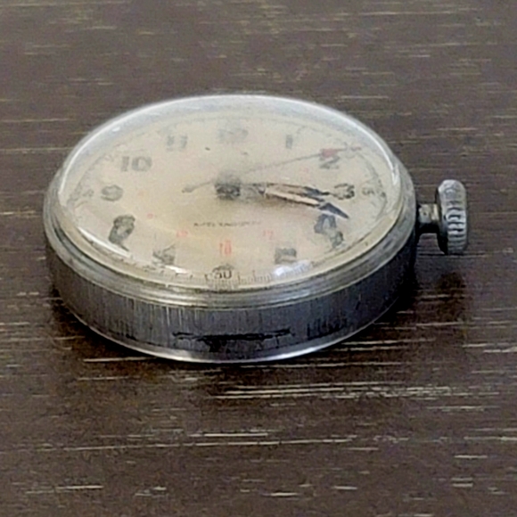 VTG Olympic Seven 7 Jewels Waterproof Trench Swiss Wristwatch Watch Parts Repair - Picture 7 of 12